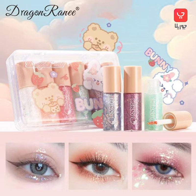 سایه چشم مایع دراگون رانی Dragon Ranee مدل گلیتری پک 6 عددی